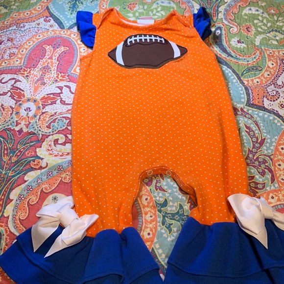 18m RicRac and Ruffles romper - Picture 1 of 4